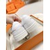 Hermes Women's Day Sneakers in White Leather Hermes Women's Day Sneakers in White Leather