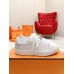 Hermes Women's Day Sneakers in White Leather Hermes Women's Day Sneakers in White Leather