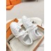 Hermes Women's Day Sneakers in White Leather Hermes Women's Day Sneakers in White Leather