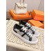 Hermes Women's Day Sneakers in H Canvas with Black Leather Hermes Women's Day Sneakers in H Canvas with Black Leather