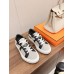 Hermes Women's Day Sneakers in H Canvas with Black Leather Hermes Women's Day Sneakers in H Canvas with Black Leather