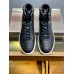 Jimmy Choo Men's Hawaii High-top Sneaker In Black Leather