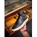 Jimmy Choo Men's Hawaii High-top Sneaker In Black Leather