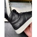Jimmy Choo Men's Hawaii High-top Sneaker In Black Leather