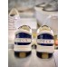 Jimmy Choo Men's Hawaii Sneakers In Blue Croc-embossed Leather