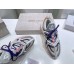 Jimmy Choo Wowen's Cosmos Sneakers in White and Pink Leather