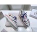 Jimmy Choo Wowen's Cosmos Sneakers in White and Pink Leather