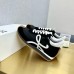 Loewe Women's Flow Runner Sneakers in Black Nylon and Suede Loewe Women's Flow Runner Sneakers in Black Nylon and Suede