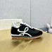 Loewe Women's Flow Runner Sneakers in Black Nylon and Suede Loewe Women's Flow Runner Sneakers in Black Nylon and Suede