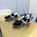 Loewe Women's Flow Runner Sneakers in Black Nylon and Suede Loewe Women's Flow Runner Sneakers in Black Nylon and Suede