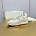 Loewe Women's Flow Runner Sneakers in White Brushed Suede Loewe Women's Flow Runner Sneakers in White Brushed Suede
