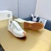 Loewe Women's Flow Runner Sneakers in White Brushed Suede Loewe Women's Flow Runner Sneakers in White Brushed Suede