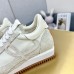 Loewe Women's Flow Runner Sneakers in White Brushed Suede Loewe Women's Flow Runner Sneakers in White Brushed Suede