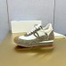 Loewe Women's Flow Runner Sneakers in Green Brushed Suede Loewe Women's Flow Runner Sneakers in Green Brushed Suede