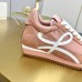 Loewe Women's Flow Runner Sneakers in Powder Nylon and Suede Loewe Women's Flow Runner Sneakers in Powder Nylon and Suede