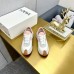 Loewe Women's Flow Runner Sneakers in White Nylon and Grey Suede