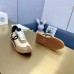 Loewe Women's Flow Runner Sneakers in Beige Nylon and Suede Loewe Women's Flow Runner Sneakers in Beige Nylon and Suede