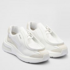 Prada Men's Sneakers in Black Leather with Bike Fabric Prada Men's Sneakers in Black Leather with Bike Fabric
