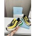 Prada Men's Sneakers in Multicolor Leather with Bike Fabric Prada Men's Sneakers in Multicolor Leather with Bike Fabric