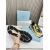 Prada Men's Sneakers in Multicolor Leather with Bike Fabric Prada Men's Sneakers in Multicolor Leather with Bike Fabric