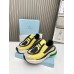Prada Men's Sneakers in Multicolor Leather with Bike Fabric Prada Men's Sneakers in Multicolor Leather with Bike Fabric