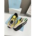 Prada Men's Sneakers in Multicolor Leather with Bike Fabric Prada Men's Sneakers in Multicolor Leather with Bike Fabric