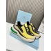Prada Men's Sneakers in Multicolor Leather with Bike Fabric Prada Men's Sneakers in Multicolor Leather with Bike Fabric