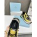 Prada Men's Sneakers in Multicolor Leather with Bike Fabric Prada Men's Sneakers in Multicolor Leather with Bike Fabric