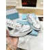 Prada Men's Downtown Sneakers in White and Silver Leather Prada Men's Downtown Sneakers in White and Silver Leather