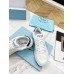 Prada Men's Downtown Sneakers in White Leather Prada Men's Downtown Sneakers in White Leather