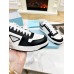Prada Men's Downtown Sneakers in White and Black Leather Prada Men's Downtown Sneakers in White and Black Leather