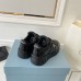 Prada Men's Low-top Sneakers in Black Leather Prada Men's Low-top Sneakers in Black Leather
