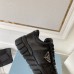 Prada Men's Low-top Sneakers in Black Leather Prada Men's Low-top Sneakers in Black Leather