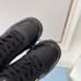 Prada Men's Low-top Sneakers in Black Leather Prada Men's Low-top Sneakers in Black Leather