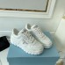 Prada Men's Low-top Sneakers in White Leather Prada Men's Low-top Sneakers in White Leather