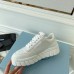 Prada Men's Low-top Sneakers in White Leather Prada Men's Low-top Sneakers in White Leather
