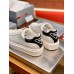 Prada Women's Macro Sneakers In White and Black Leather Prada Women's Macro Sneakers In White and Black Leather