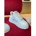 Prada Women's Low-top Sneakers in Leather and Shearling Prada Women's Low-top Sneakers in Leather and Shearling