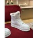 Prada Women's High-top Sneakers in Leather and Shearling Prada Women's High-top Sneakers in Leather and Shearling