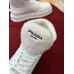 Prada Women's High-top Sneakers in Leather and Shearling Prada Women's High-top Sneakers in Leather and Shearling