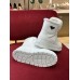 Prada Women's High-top Sneakers in Leather and Shearling Prada Women's High-top Sneakers in Leather and Shearling