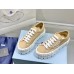Prada Double Wheel Sneakers In Beige Nylon Gabardine