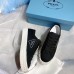 Prada Women's Low-top Sneakers In Black Gabardine Fabric Prada Women's Low-top Sneakers In Black Gabardine Fabric
