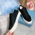 Prada Women's Low-top Sneakers In Black Gabardine Fabric Prada Women's Low-top Sneakers In Black Gabardine Fabric