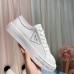 Prada Women's Low-top Sneakers In White Gabardine Fabric Prada Women's Low-top Sneakers In White Gabardine Fabric