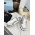 Prada District Sneakers in White and Grey Calfskin Prada District Sneakers in White and Grey Calfskin