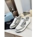 Prada District Sneakers in White and Grey Calfskin Prada District Sneakers in White and Grey Calfskin