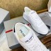 Prada District Low-top Sneakers in White Calfskin Prada District Low-top Sneakers in White Calfskin
