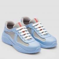 Prada America's Cup Sneakers in Blue Rubber and Bike Fabric Prada America's Cup Sneakers in Blue Rubber and Bike Fabric