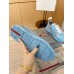 Prada America's Cup Sneakers in Blue Rubber and Bike Fabric Prada America's Cup Sneakers in Blue Rubber and Bike Fabric